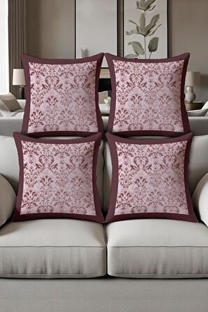 Dijital Baskılı Yumuşak Dokulu 4’lü Kırlent Kılıfı Takımı (43x43 cm) KRL0034