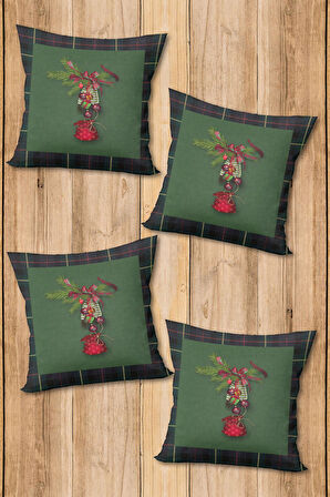 Dijital Baskılı Yumuşak Dokulu 4’lü Kırlent Kılıfı Takımı (43x43 cm) KRL0041