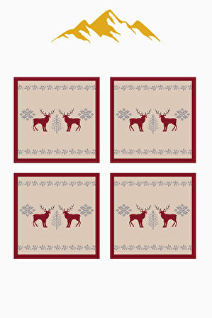 Dijital Baskılı Yumuşak Dokulu 4’lü Kırlent Kılıfı Takımı (43x43 cm) KRL0045