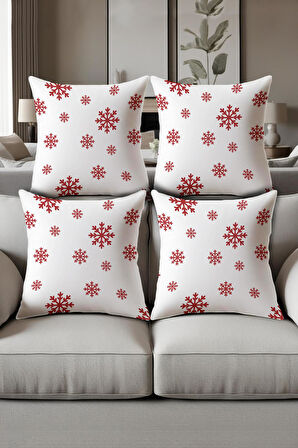 Dijital Baskılı Yumuşak Dokulu 4’lü Kırlent Kılıfı Takımı (43x43 cm) KRL0050