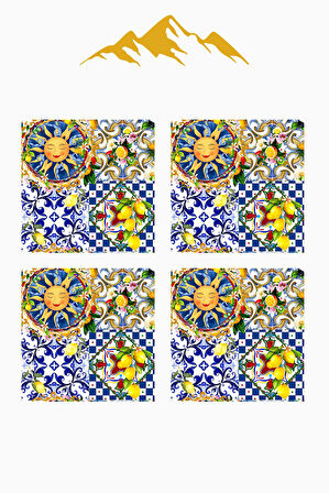 Dijital Baskılı Yumuşak Dokulu 4’lü Kırlent Kılıfı Takımı (43x43 cm) KRL0057