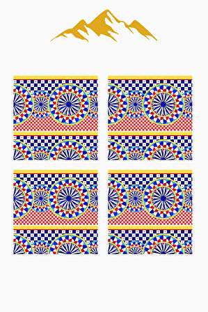 Dijital Baskılı Yumuşak Dokulu 4’lü Kırlent Kılıfı Takımı (43x43 cm) KRL0061