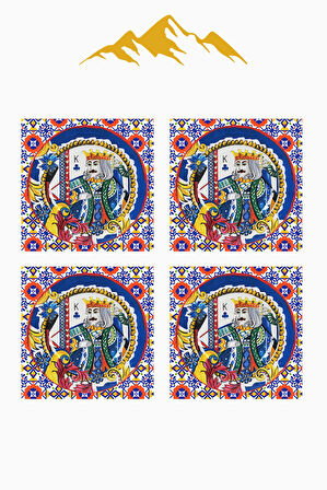 Dijital Baskılı Yumuşak Dokulu 4’lü Kırlent Kılıfı Takımı (43x43 cm) KRL0065