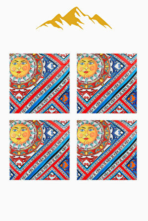 Dijital Baskılı Yumuşak Dokulu 4’lü Kırlent Kılıfı Takımı (43x43 cm) KRL0072