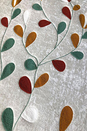 Dijital Baskı Kaymaz Taban Yıkanabilir 2'li Punch Banyo Paspas Takımı PCP003