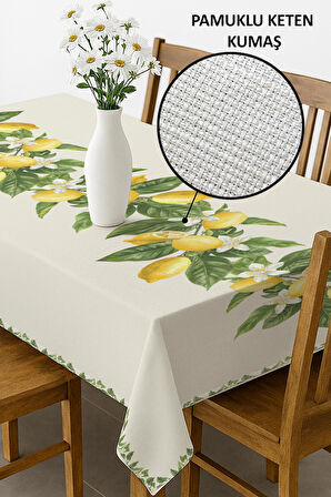 Şık Dokulu Leke Tutmaz Masa Örtüsü MSRT001