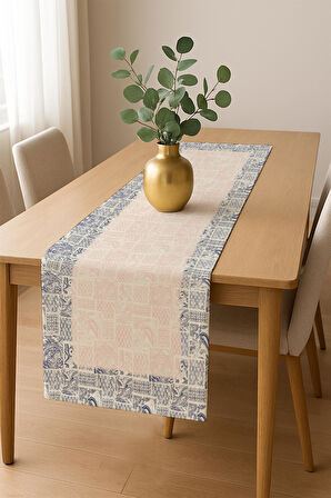 Şık Dokulu Leke Tutmaz Masa Örtüsü MSRT003