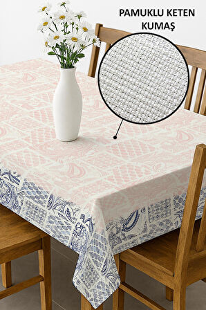 Şık Dokulu Leke Tutmaz Masa Örtüsü MSRT003