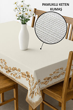 Şık Dokulu Leke Tutmaz Masa Örtüsü MSRT004