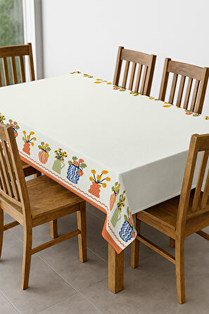 Şık Dokulu Leke Tutmaz Masa Örtüsü MSRT006