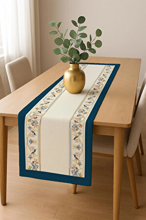 Şık Dokulu Leke Tutmaz Masa Örtüsü MSRT007