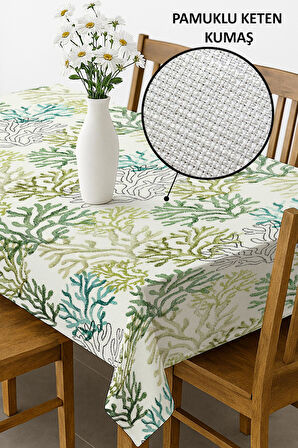 Şık Dokulu Leke Tutmaz Masa Örtüsü MSRT009