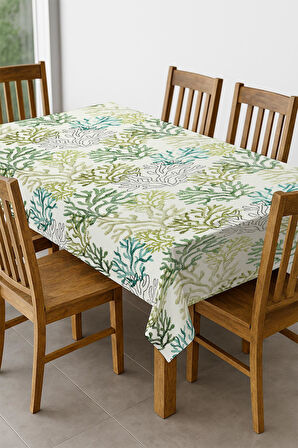 Şık Dokulu Leke Tutmaz Masa Örtüsü MSRT009