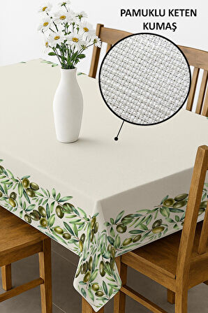 Şık Dokulu Leke Tutmaz Masa Örtüsü MSRT010