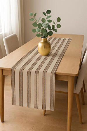 Şık Dokulu Leke Tutmaz Masa Örtüsü MSRT011