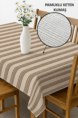 Şık Dokulu Leke Tutmaz Masa Örtüsü MSRT011