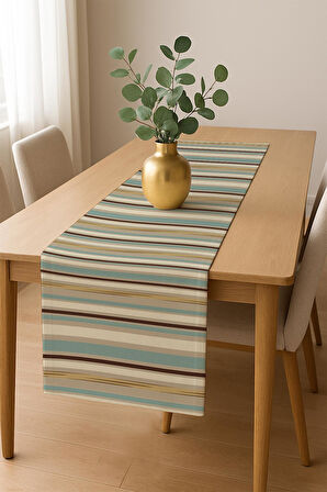 Şık Dokulu Leke Tutmaz Masa Örtüsü MSRT012