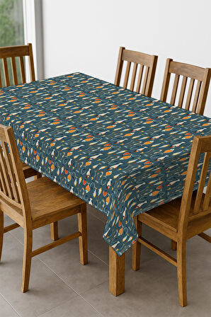 Şık Dokulu Leke Tutmaz Masa Örtüsü MSRT013