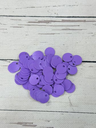 20 mm (2 cm) Suni Deri Pul Çanta, Supla, Patik Hobi Pulu 25 gr 7 Lila