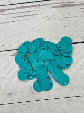 20 mm (2 cm) Suni Deri Pul Çanta, Supla, Patik Hobi Pulu 25 gr 13 Turkuaz