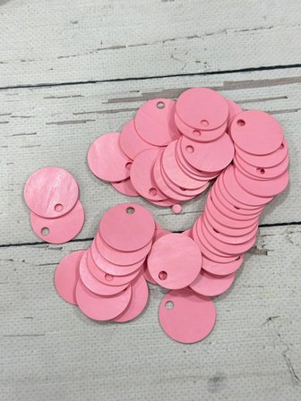 30 mm (3 cm) Deri Pul Çanta, Supla Pulu 25 gr 5 Pembe