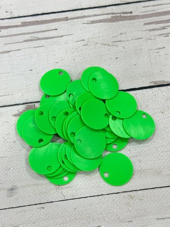 30 mm (3 cm) Deri Pul Çanta, Supla Pulu 25 gr 12 Yeşil