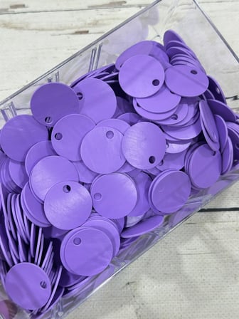 30 mm (3 cm) Deri Pul Çanta, Supla Pulu 25 gr 14 Lila
