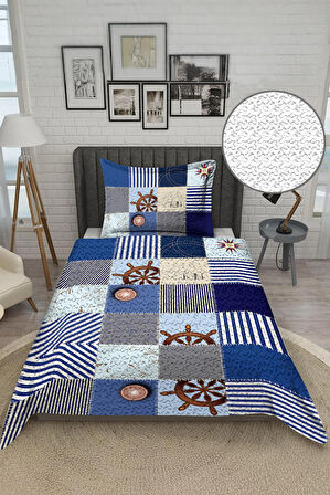 Parlak Kadife Kumaş Tek Kişilik Çocuk Yatak Örtüsü Seti (2 Parça) TKY0012