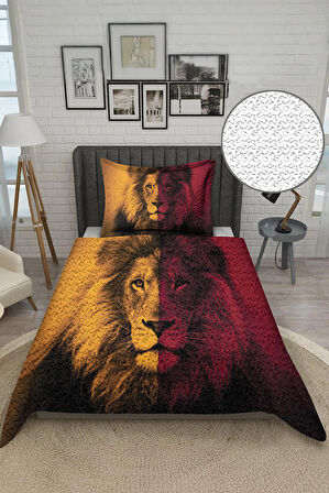 Parlak Kadife Kumaş Tek Kişilik Çocuk Yatak Örtüsü Seti (2 Parça) TKY0013