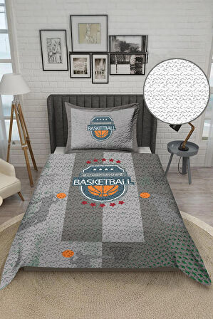 Parlak Kadife Kumaş Tek Kişilik Çocuk Yatak Örtüsü Seti (2 Parça) TKY0015