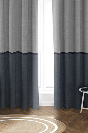 Parlak Saten Mikro Kumaş Çift Kanat Fon Perde Takımı PRD0009