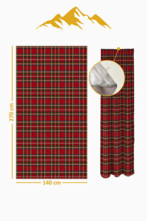 Parlak Saten Mikro Kumaş Çift Kanat Fon Perde Takımı PRD0017