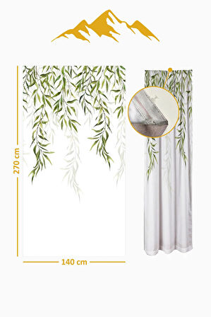 Parlak Saten Mikro Kumaş Çift Kanat Fon Perde Takımı PRD0021