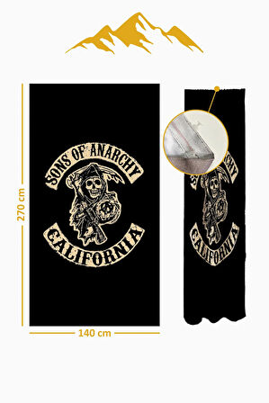 Parlak Saten Mikro Kumaş Çift Kanat Fon Perde Takımı PRD0022