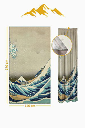 Parlak Saten Mikro Kumaş Çift Kanat Fon Perde Takımı PRD0023