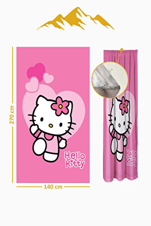 Parlak Saten Mikro Kumaş Çift Kanat Çocuk Odası Fon Perde Takımı PRD0046