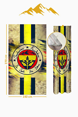 Parlak Saten Mikro Kumaş Çift Kanat Çocuk Odası Fon Perde Takımı PRD0055