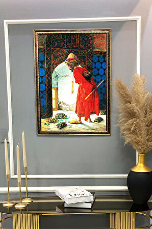 Dijital Kumaş Baskılı Dekoratif Çerçeveli Tablo TBL0002