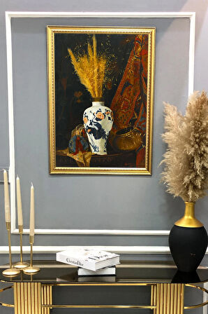 Dijital Kumaş Baskılı Dekoratif Çerçeveli Tablo TBL0005