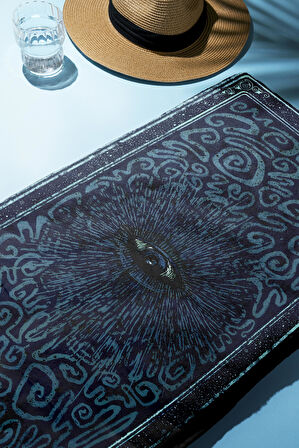 Dijital Baskı Plaj Deniz Havlusu Modern Desenli Peştamal (80X160 cm) HVL0066