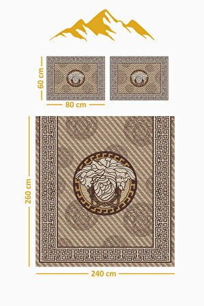 Parlak Kadife Kumaş Kapitoneli Çift Kişilik Yatak Örtüsü Seti (3 Parça) CKY0007