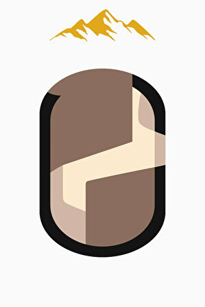 Modern Desenli Süngerli Kaymaz Dot Taban Dijital Baskı Halı H1061