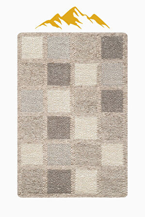 Parlak Kadife Kumaş Dijital Baskı Modern Desenli Dot Kaymaz Tabanlı Halı H1073