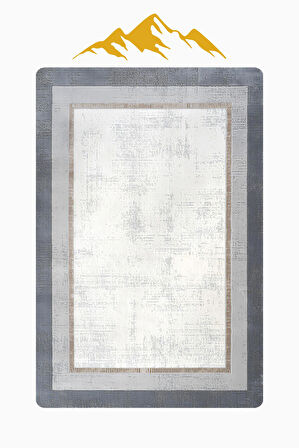 Parlak Kadife Kumaş Dijital Baskı Modern Desenli Dot Kaymaz Tabanlı Halı H1075