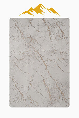 Parlak Kadife Kumaş Dijital Baskı Modern Desenli Dot Kaymaz Tabanlı Halı H1077