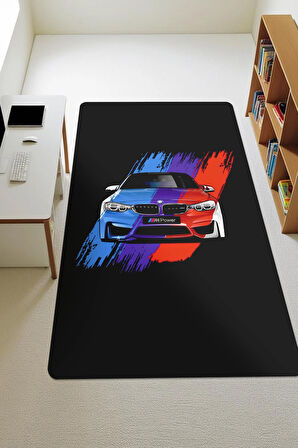 Parlak Kadife Kumaş Dijital Baskı Dot Kaymaz Tabanlı Çocuk ve Genç Odası Halısı H0835