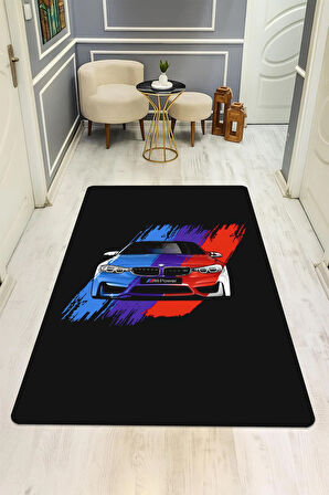 Parlak Kadife Kumaş Dijital Baskı Dot Kaymaz Tabanlı Çocuk ve Genç Odası Halısı H0835