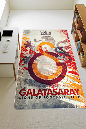 Parlak Kadife Kumaş Dijital Baskı Dot Kaymaz Tabanlı Çocuk ve Genç Odası Halısı H0842