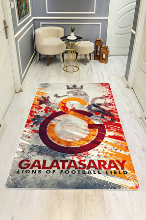 Parlak Kadife Kumaş Dijital Baskı Dot Kaymaz Tabanlı Çocuk ve Genç Odası Halısı H0842