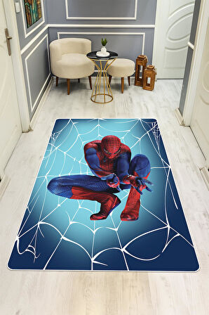  Parlak Kadife Kumaş Dijital Baskı Dot Kaymaz Tabanlı Çocuk ve Genç Odası Halısı H1012